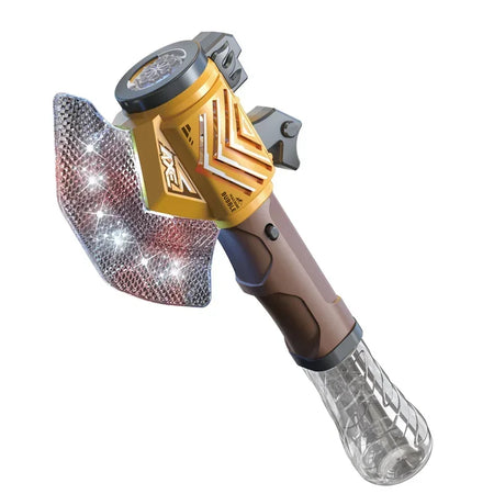 Axe Electric Bubble Gun &ndash; Full Automatic Soap Blower for Kids brown