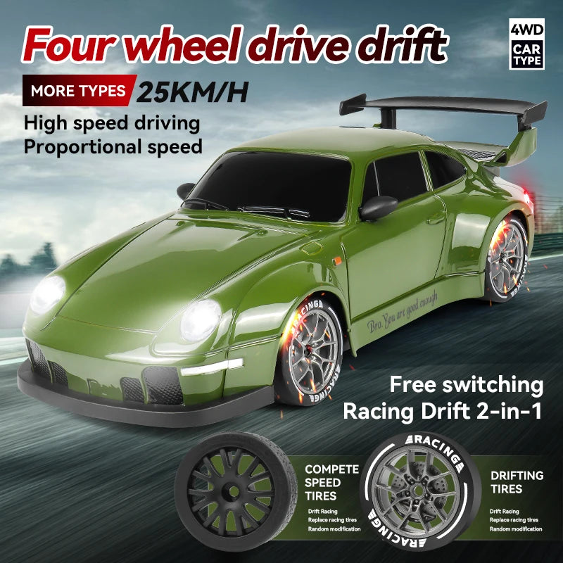2.4G 4WD 1:24 RC Drift Racing Car - Full Throttle Pro