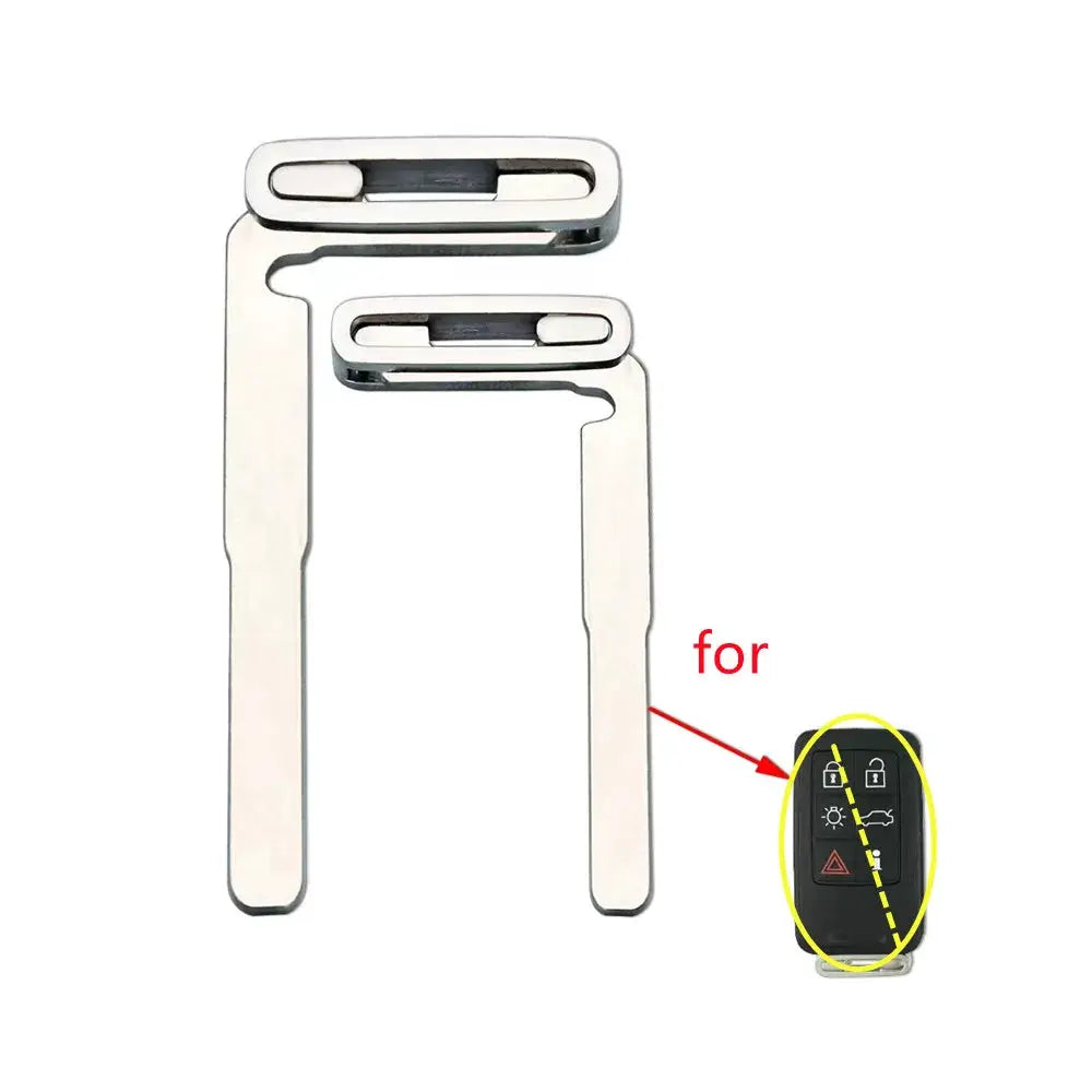 10pcs/lot Emergency Insert Smart Small Mechanical Key Blade for Volvo XC60 S60 S80 V60 Smart Card Key by InterCyprus Trading Ltd