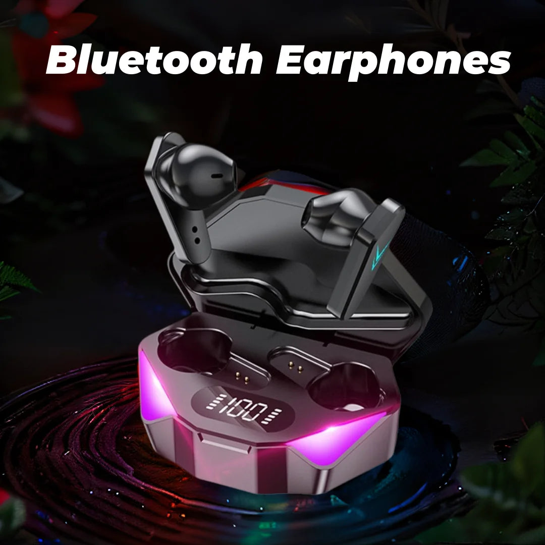 Bluetooth Wireless Gaming Earbuds with Mic and Low Latency