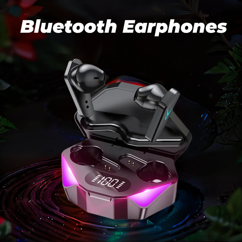 Bluetooth Wireless Gaming Earbuds with Mic and Low Latency