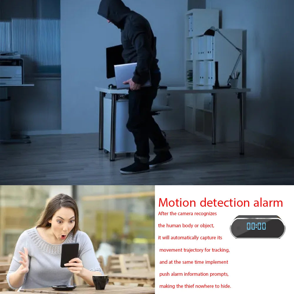 Wireless Alarm Clock Camera &ndash; 1080P Full HD Night Vision