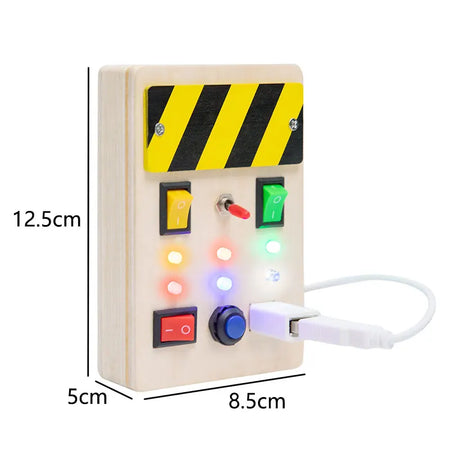 MY10082 Busy Board Led Switch Wheel Educational Toy &ndash; Play