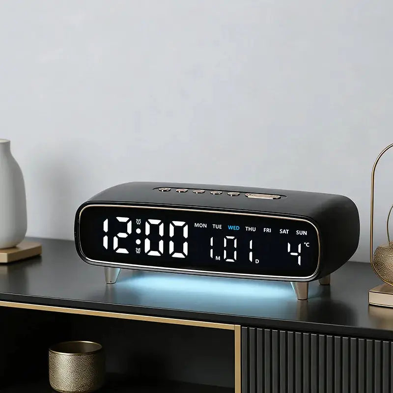 LED Digital Alarm Clock With Temperature Display And Auto Dimming by InterCyprus Trading Ltd