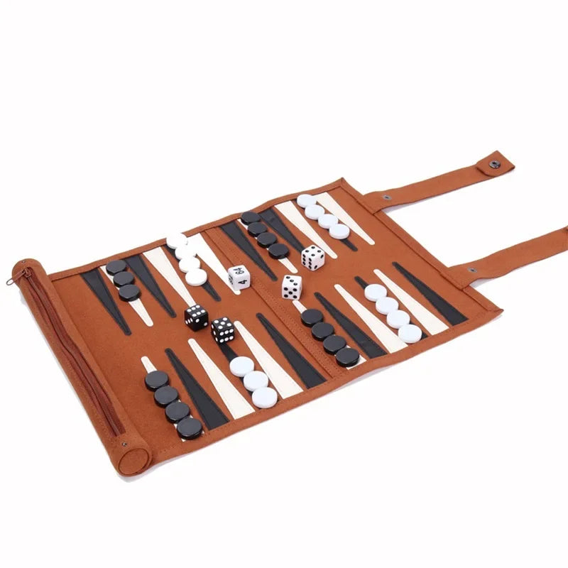 Set portabil de table, clasic, rulabil, pentru călătorii