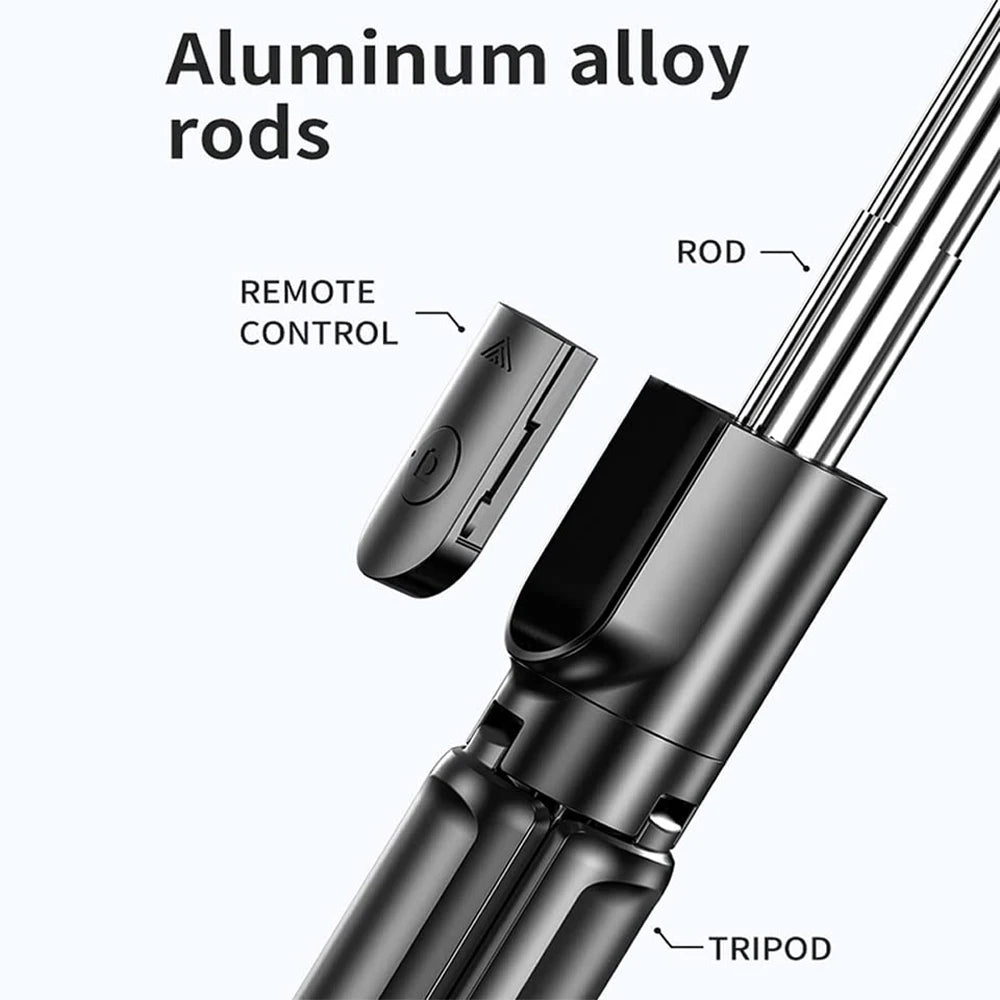 CrownQu Wireless Selfie Stick Tripod &ndash; Multifunctional Design for Ultimate Flexibility