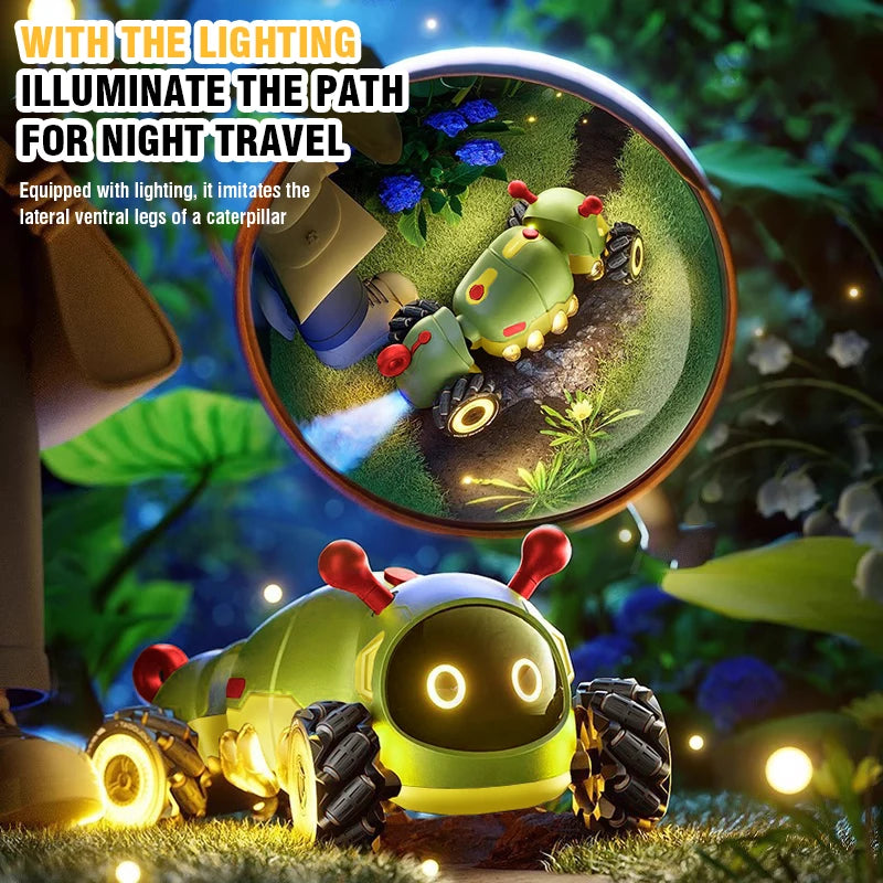 Intelligent Remote Control Insect 4WD RC Car &ndash; Spray Light