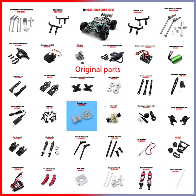 High-Speed RC Car Accessories Kit with Metal Construction for Drift RC Cars