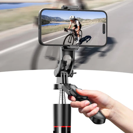 MEUYAG Monopod Remote Shutter with Fill Light &amp; Bluetooth Selfie Stick for Smartphones