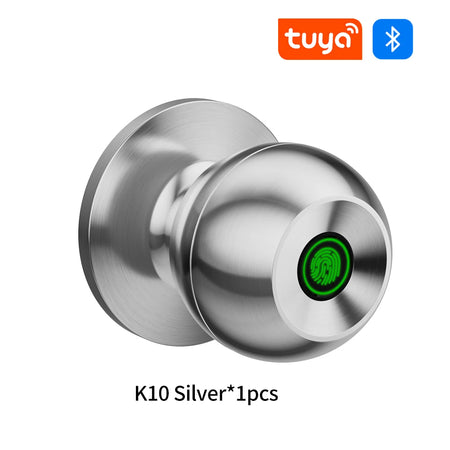 Tuya TTLOCK App Round Door Knob &ndash; Bluetooth App Control k10stuya