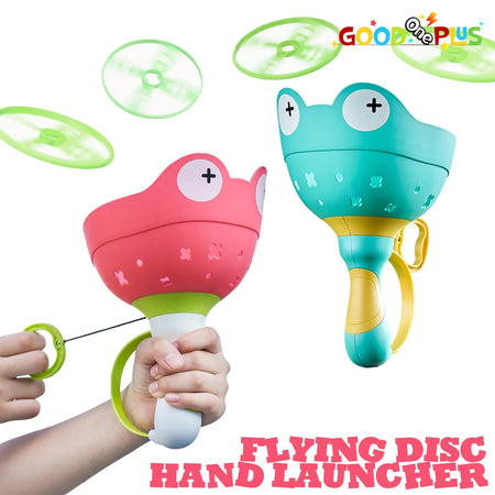 Flying Disc Launcher Toy &ndash; Develops Motor Skills Outdoors