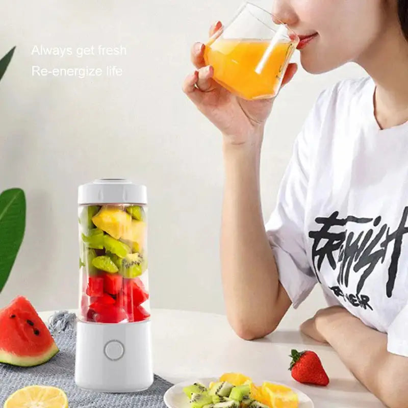 Portable Handheld Electric Juicer Blender 18000 RPM Six Blades