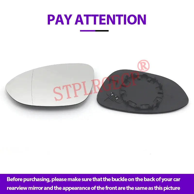 Driver Rearview Side Mirror Lens Door Wing Mirrors Glass with Heating Parts Accessories for BMW E90 E92 E93 M3 1M E82 by InterCyprus Trading Ltd