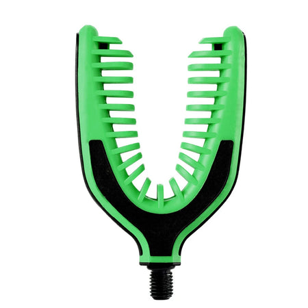 Carp Rod Rest Head M3/8 Thread &ndash; Compact Lightweight Design Green