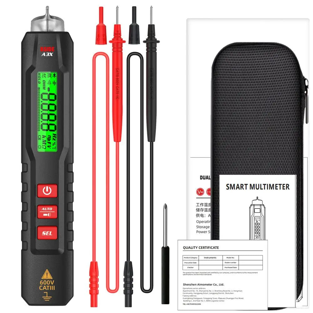 BSIDE A3X &ndash; Non-Contact Voltage Detector Pen Locate A3X with Bag / CHINA