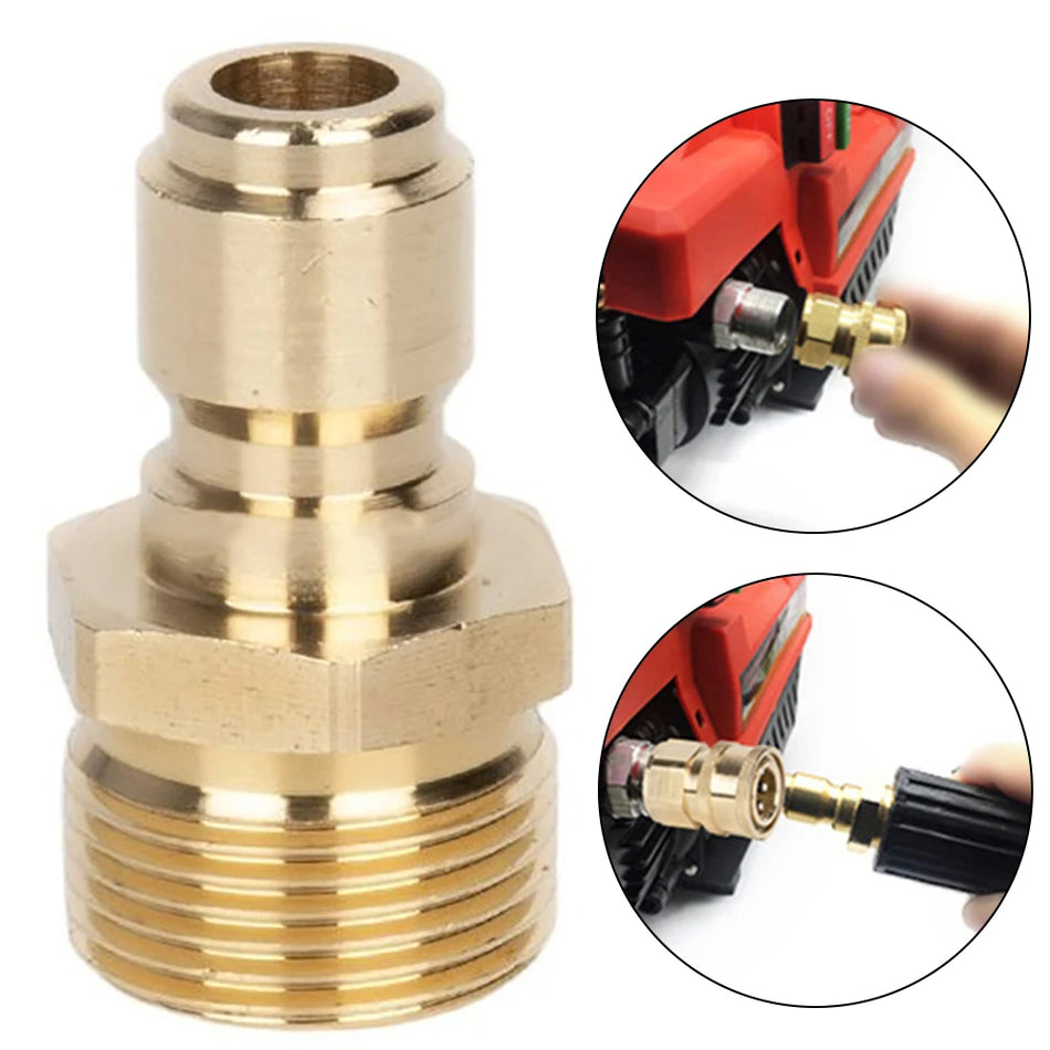 Kupfer 3/8 M22 Adapter-Set für Hochdruckreiniger Schnellanschluss-Düsenkit