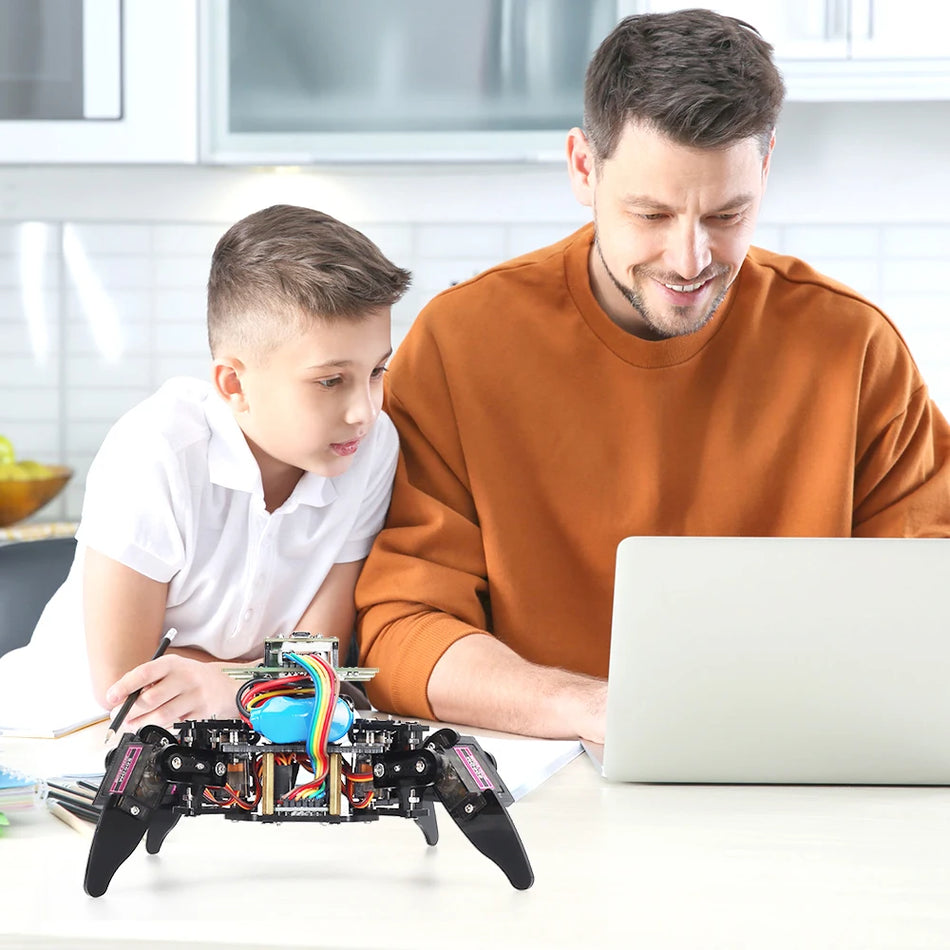 Kit robot araignée pour la programmation Arduino avec ESP8266 électronique éducative