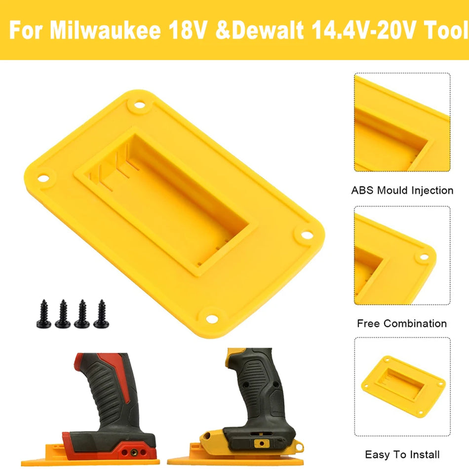Suporte de Montagem na Parede Para Furadeiras Dewalt E Milwaukee