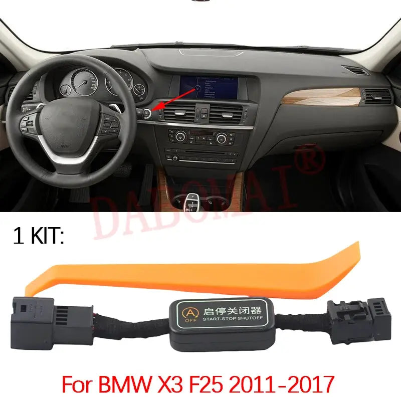 For BMW 1 2 3 4 5 6 7 X2 X3 X4 X5 X6 F20 F30 F07 F10 Car Automatic Stop Start Engine System Off Cable Plug and Play Eliminator by InterCyprus Trading Ltd