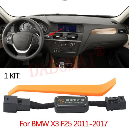 For BMW 1 2 3 4 5 6 7 X2 X3 X4 X5 X6 F20 F30 F07 F10 Car Automatic Stop Start Engine System Off Cable Plug and Play Eliminator by InterCyprus Trading Ltd