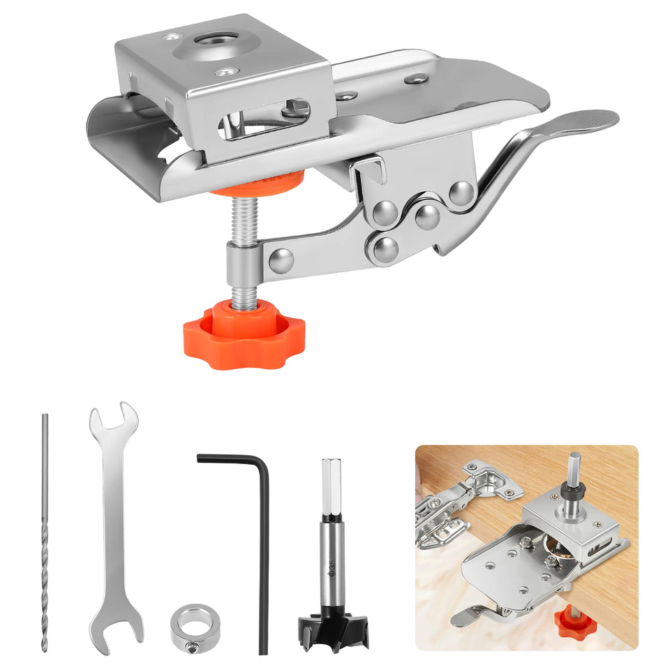 35mm eņģu urbšanas veidne alumīnija sakausējuma lokators