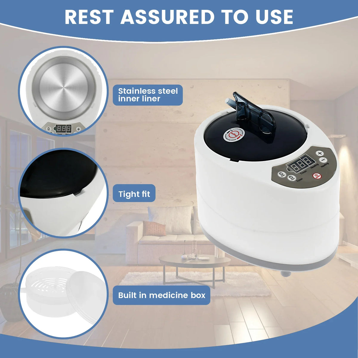 Sauna Steam Generator 1000W 3L &ndash; Efficient Heat Output