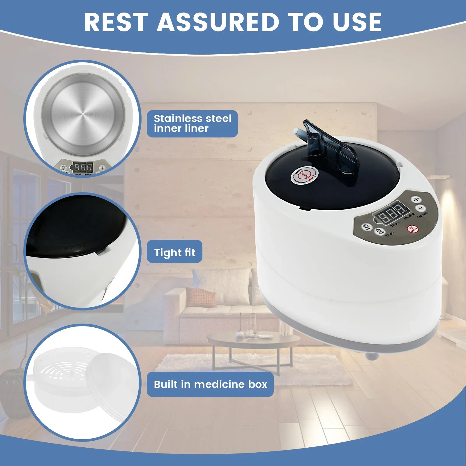 Sauna Steam Generator 1000W 3L &ndash; Efficient Heat Output