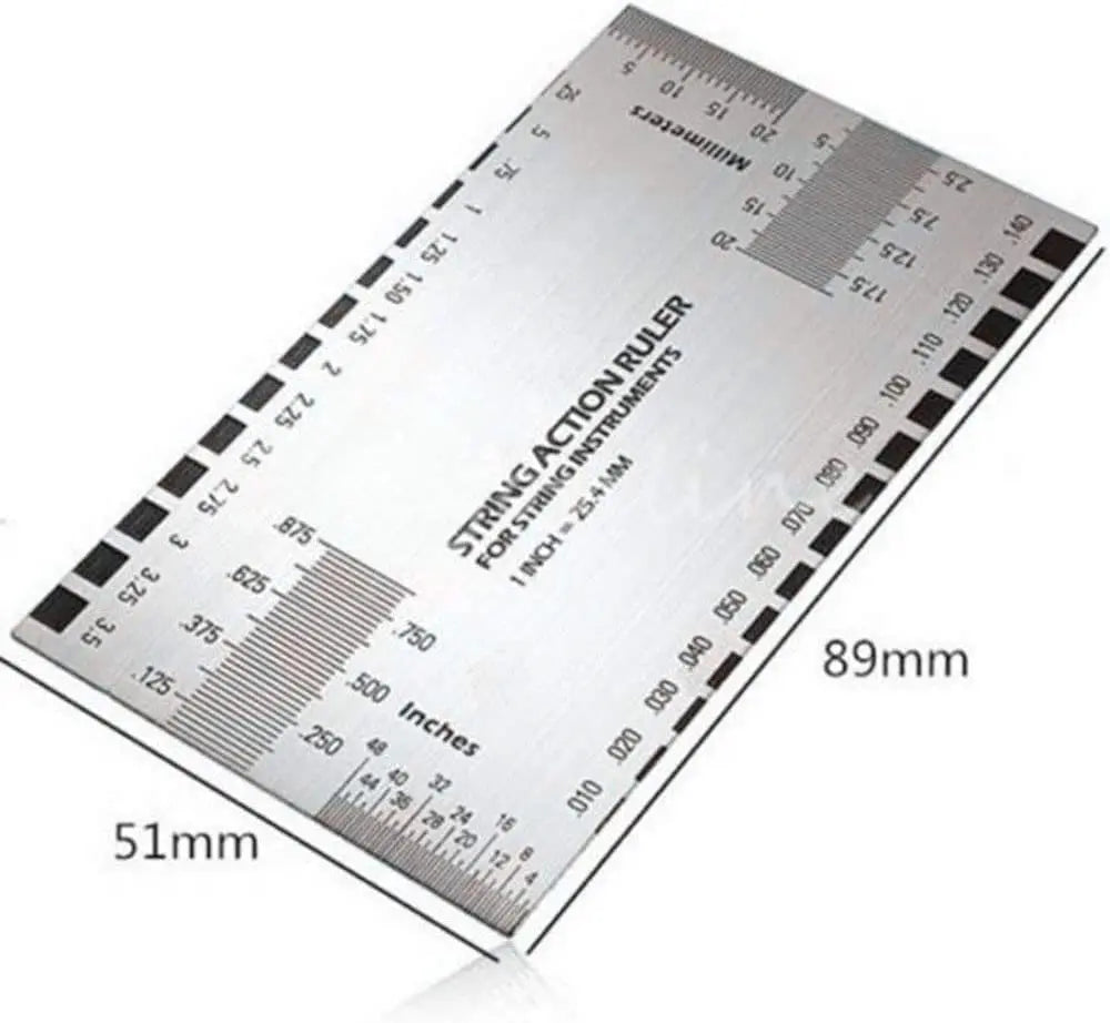 String Action Ruler Gauge Guitar Repairing Tool &ndash; Versatile