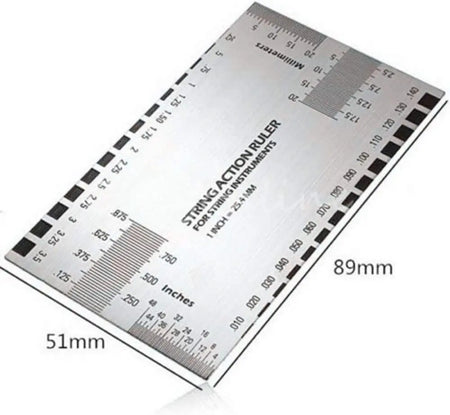 String Action Ruler Gauge Guitar Repairing Tool &ndash; Versatile