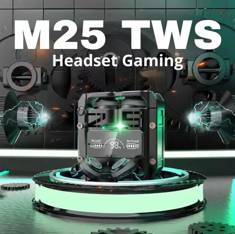 Original M25 TWS Wireless Earbuds with Touch Control and Noise Cancellation