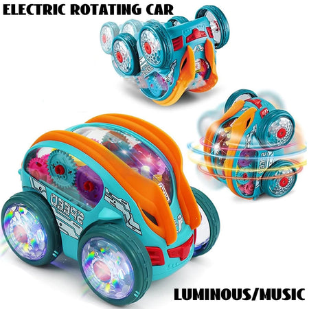 Electric Rotating 3D Luminous Music Car &ndash; Colorful Lights