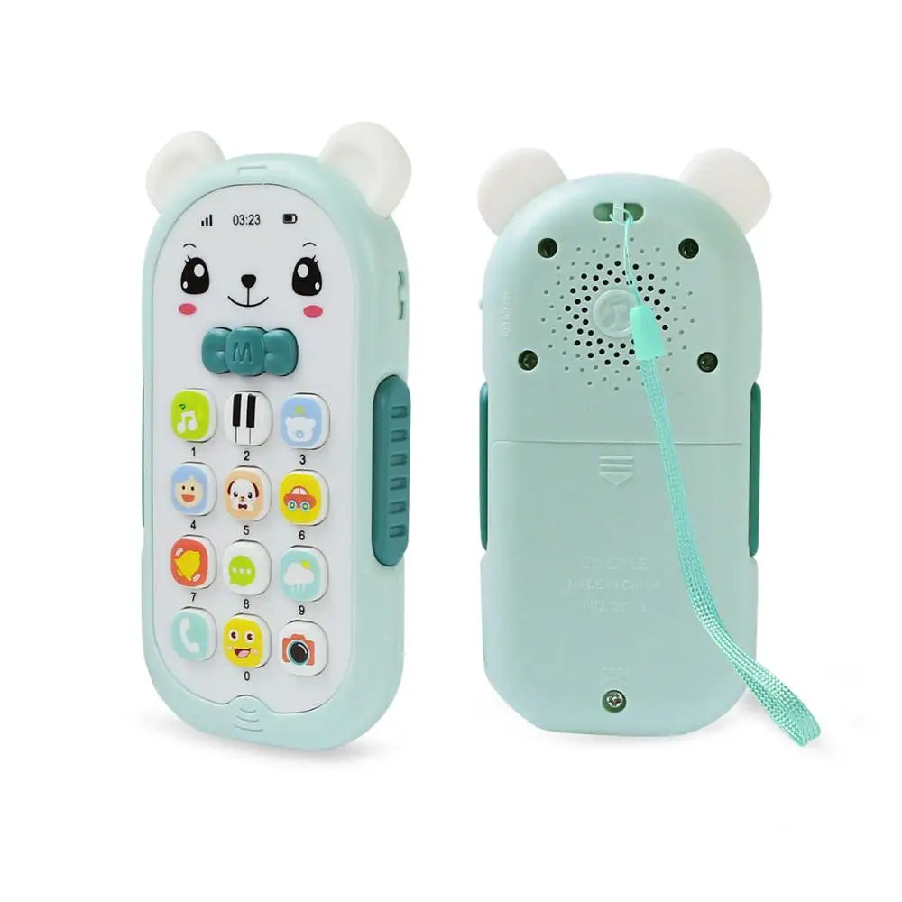 Baby Musical Mobile Phone &ndash; Educational Sound and Light Features B green