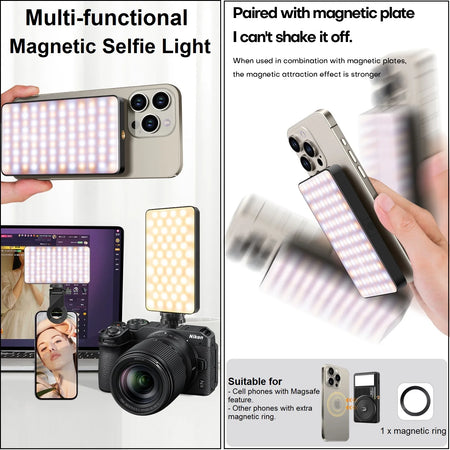 Magnetic Selfie Light Clip for iPhone