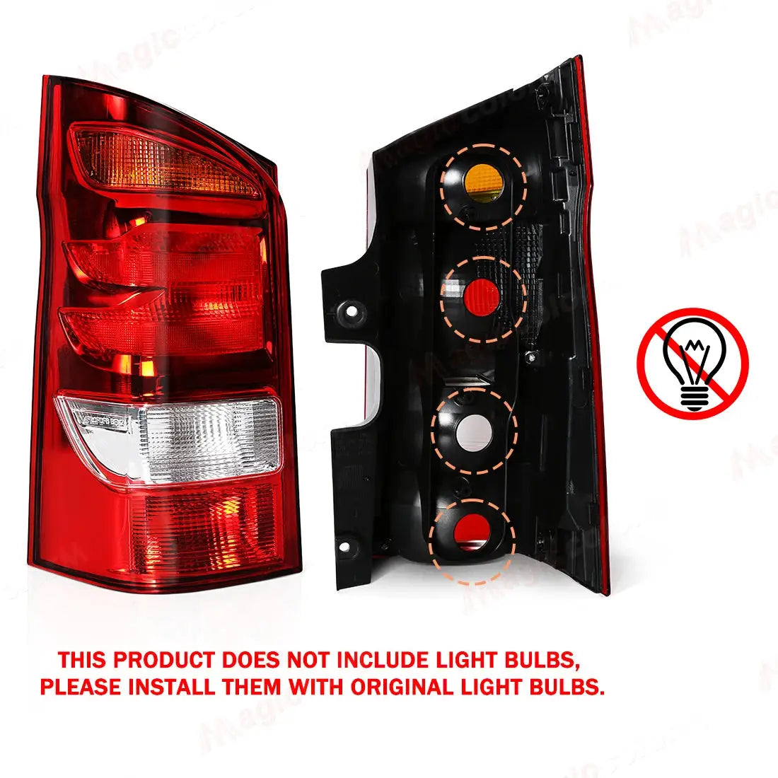 Taillights For Mercedes-Benz Vito V-Class W447 2015 2016 2017 2018 2019 2021 2022 Tail light Assembly Car Accessories Left/Right by InterCyprus Trading Ltd