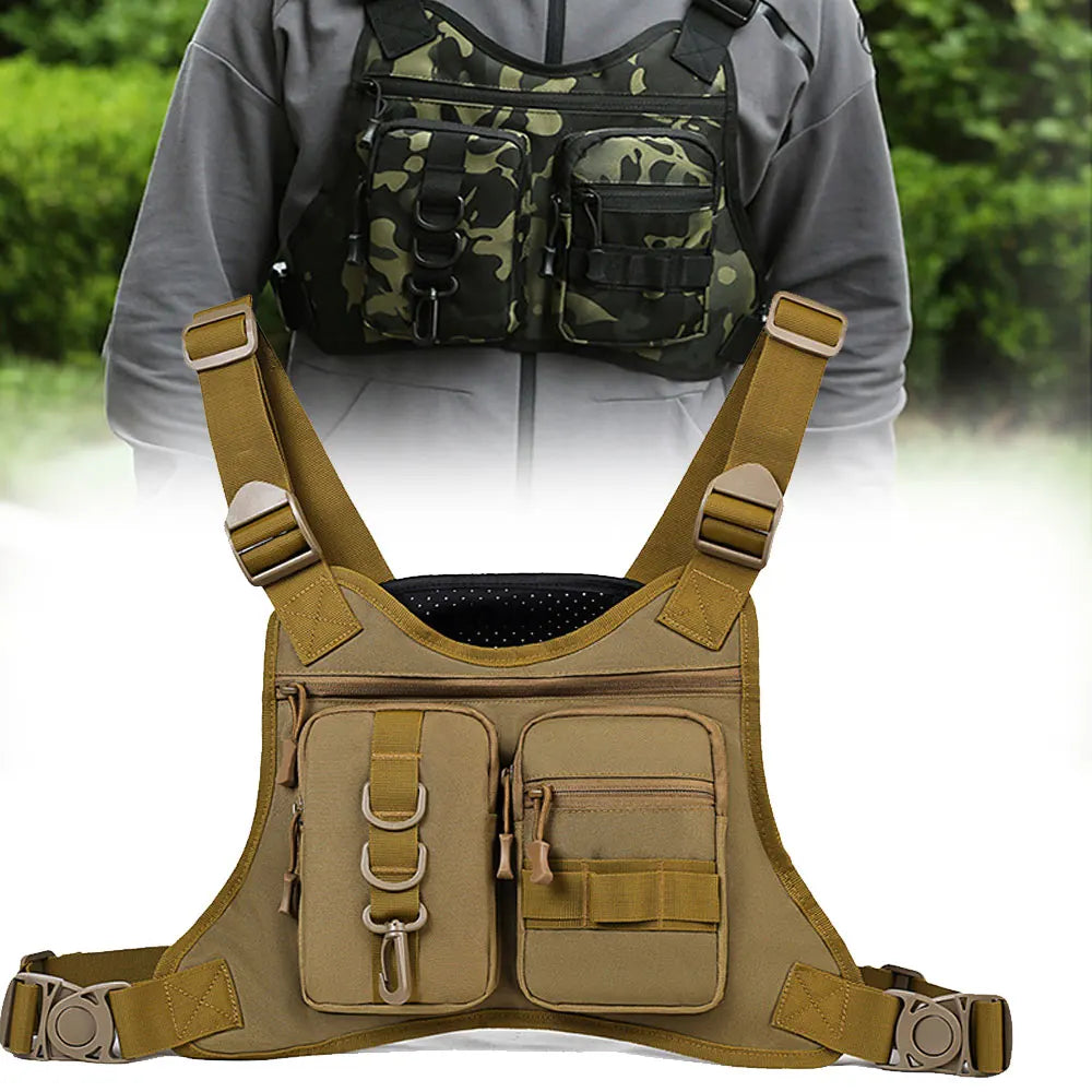Tactical Molle Front Chest Rig Vest Bag &ndash; Adventure Ready