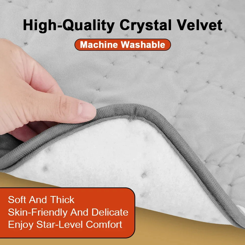 Car Electric Blanket &ndash; 12V Plush Warmer For Travel Comfort