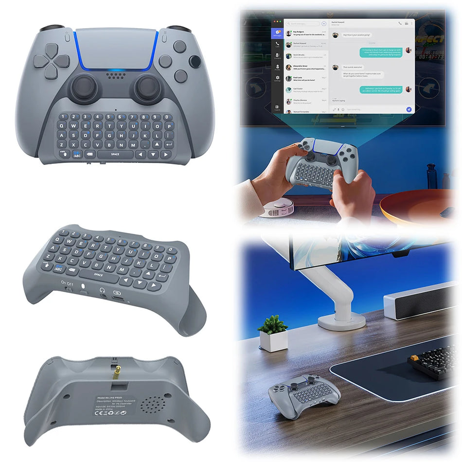 Tastatură fără fir Controller Chatpad Bluetooth PS5 Gamepad