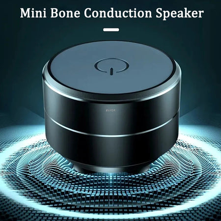 Mini Bone Conduction Bluetooth Speaker - Portable Stereo Sound