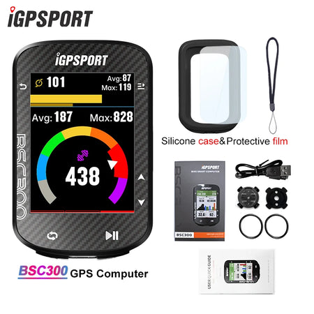 iGPSPORT BSC300 &ndash; GPS Navigation with Offline Maps BSC300 with Case