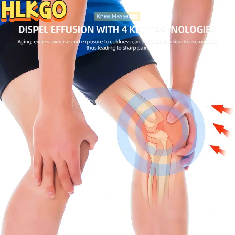 Přenosný ohřívač kolen s infračerveným masážním účinkem, USB dobíjecí