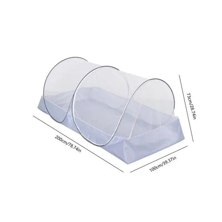 Foldable Mosquito Net Tent for Single Bed &ndash; Portable Outdoor Fly Net