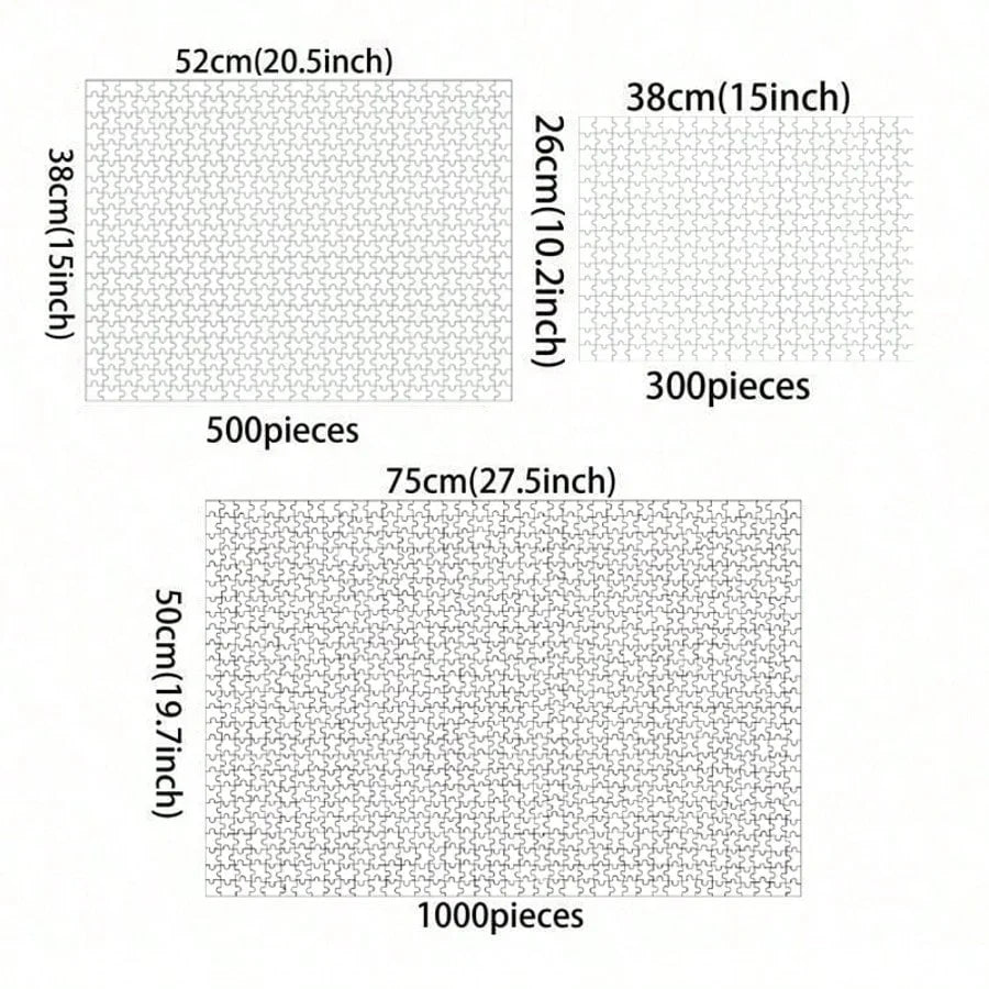 Scenic Steam Engine Jigsaw Puzzles - 300, 500, 1000 pcs | Relaxing &amp; Creative Gift