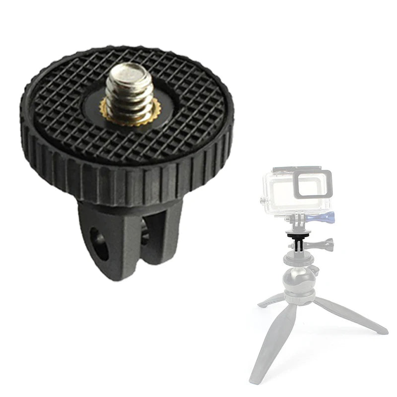 Screw Mount Adapter for GoPro, DJI, Insta360 &ndash; Mini Tripod Compatible