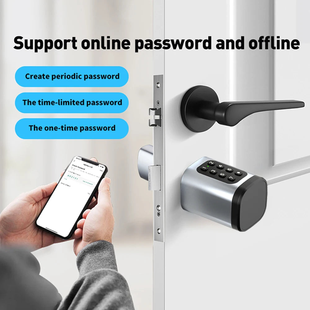 Tuya App Smart Cylinder Lock &ndash; Fingerprint and Pin Code