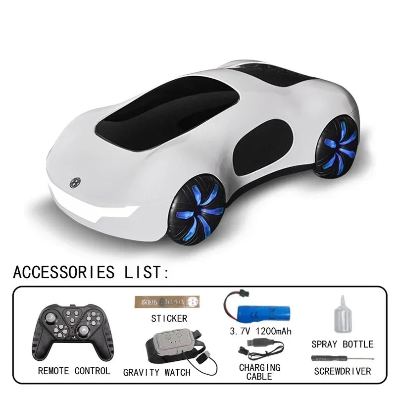 RC Car 2.4G 1/18 Gesture Sensor &ndash; LED Light Off Road Fun Dual control white