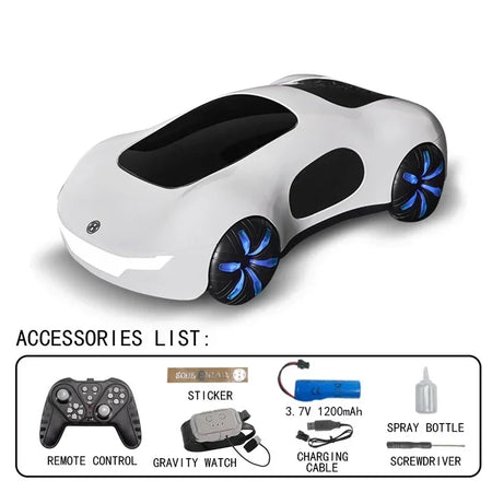 RC Car 2.4G 1/18 Gesture Sensor &ndash; LED Light Off Road Fun Dual control white