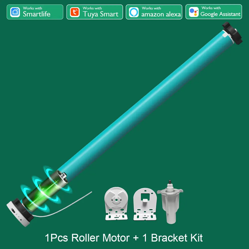 LifeLibero Smart Battery Roller Blinds Motor with WiFi &amp; ZigBee Control One Motor 1 Bracket / zigbee