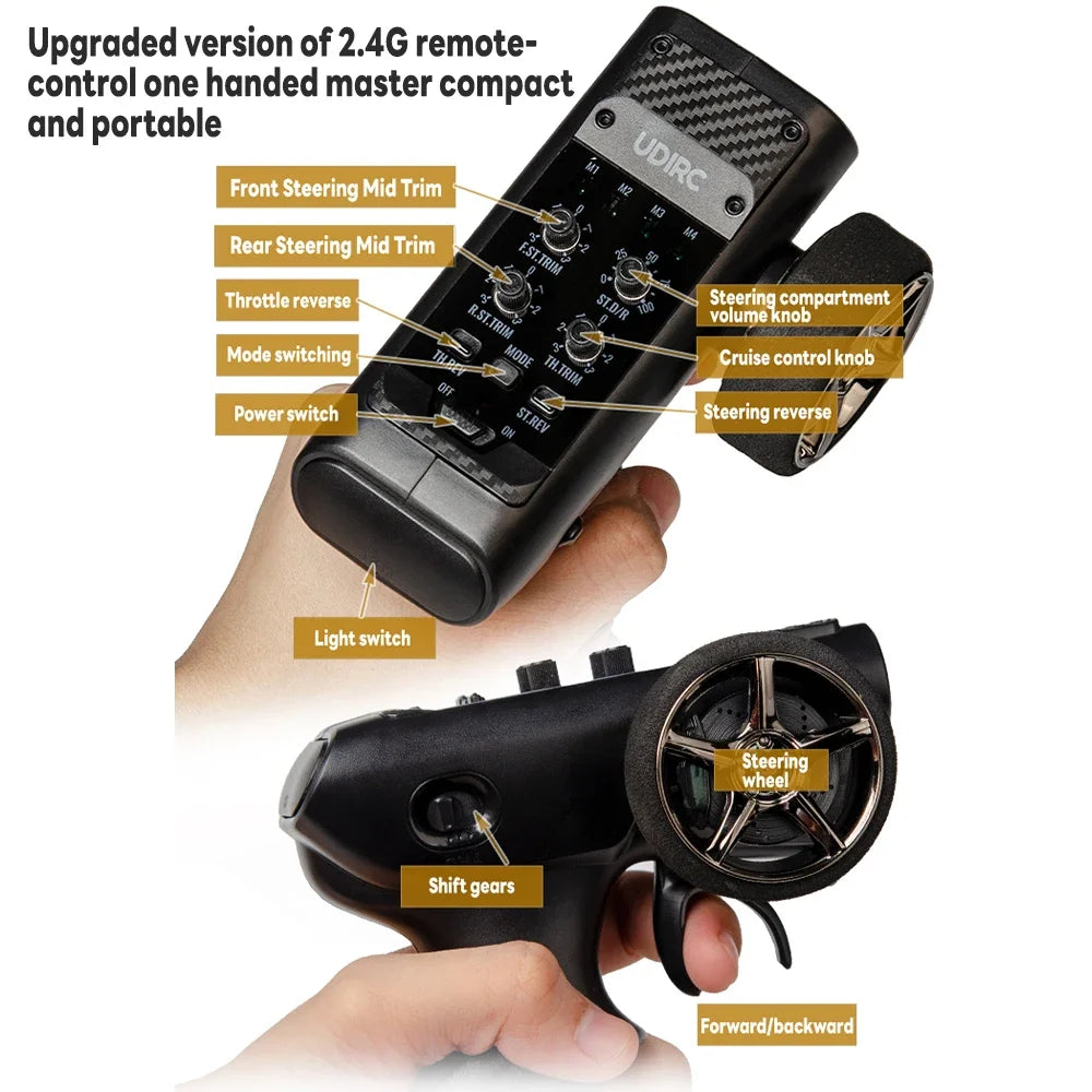 UCX2405 RC Crawler &ndash; 4WD Brushless and Brushed Motor