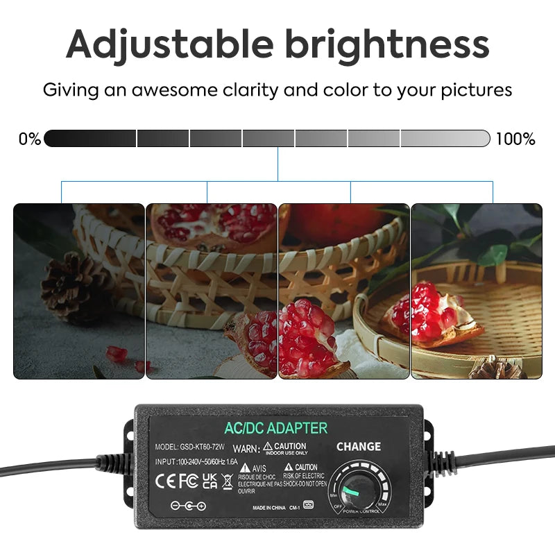 Light Box Photo Tent &ndash; Three Dimming Lights Included