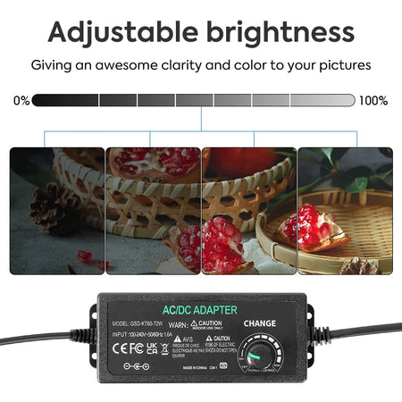 Light Box Photo Tent &ndash; Three Dimming Lights Included